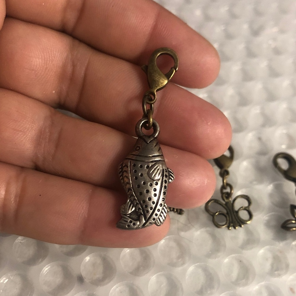 Assorted Silver Charms Collection - image 8